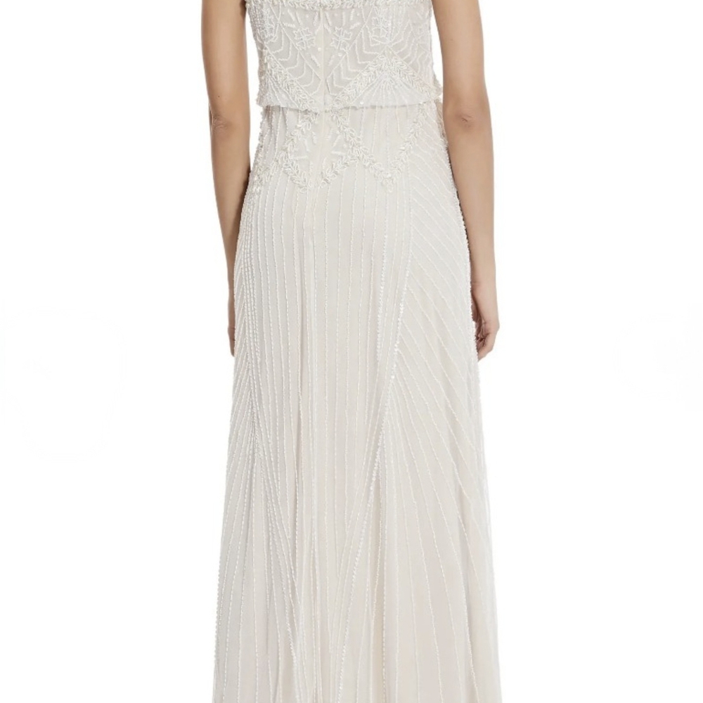 Adrianna Papell Ivory Beaded Wedding Dress - Picture 3 of 3